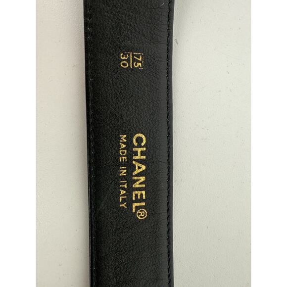 Chanel Vintage 1990 Waist Belt Multi Pouch Black Leather - Picture 6 of 13